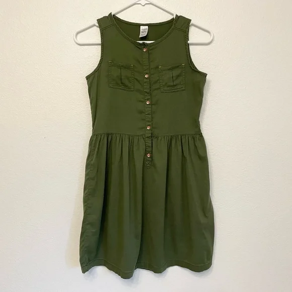 Carter's | Dresses | Carters Army Green Dress | Poshmark